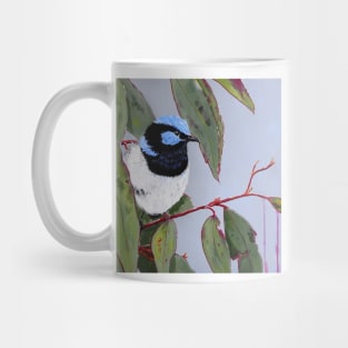 Blue Wren amongst the Gum Leaves Mug